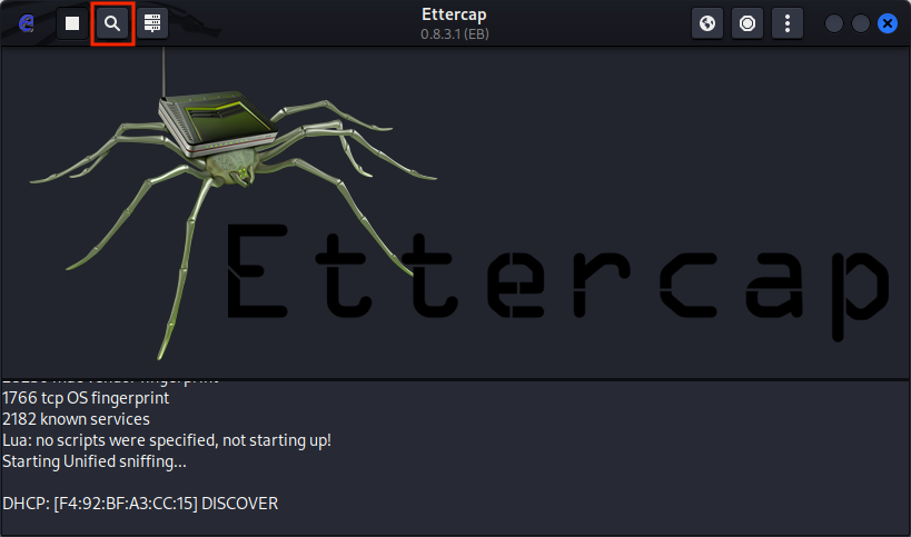 Ettercap Step 2